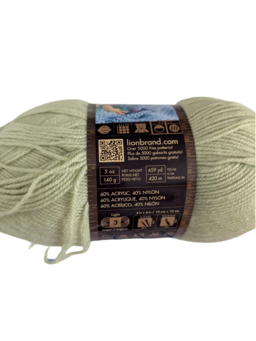 5/$25 Lot of 3 Baby Yarns (2x Lion Brand, 1x Red Heart)